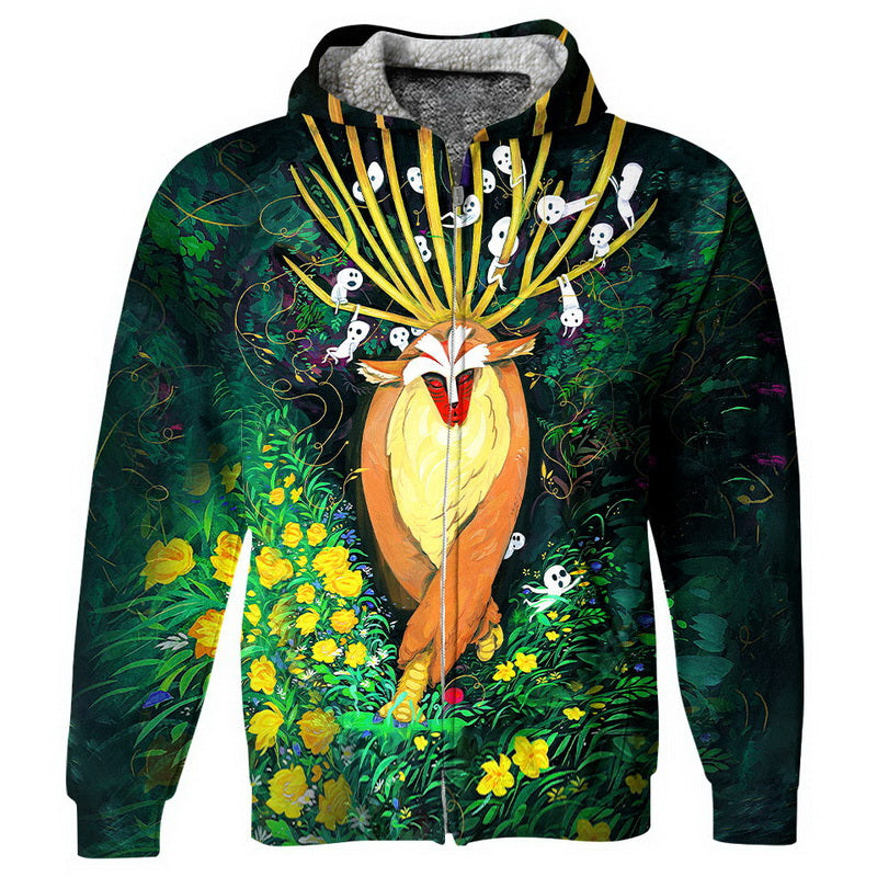 Studio Ghibli Deer God Hoodie / T-Shirt
