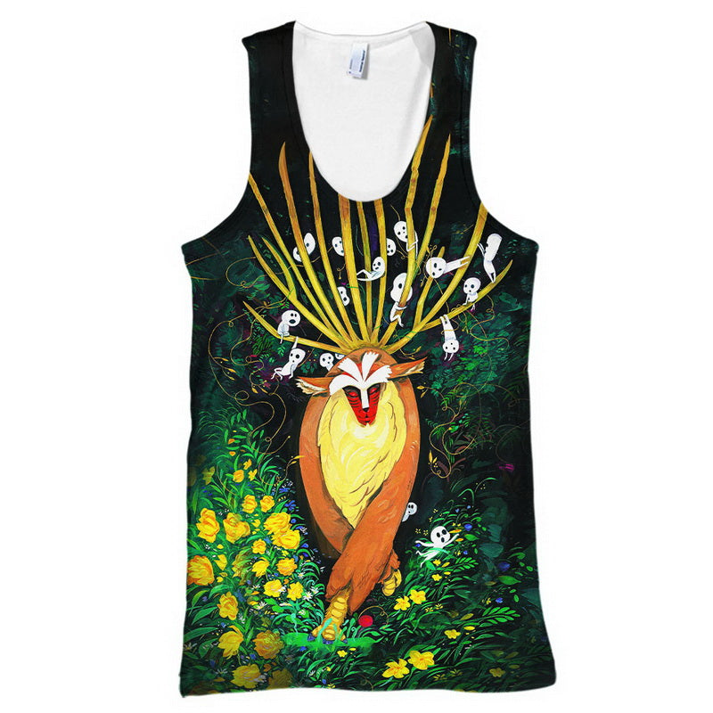 Studio Ghibli Deer God Hoodie / T-Shirt