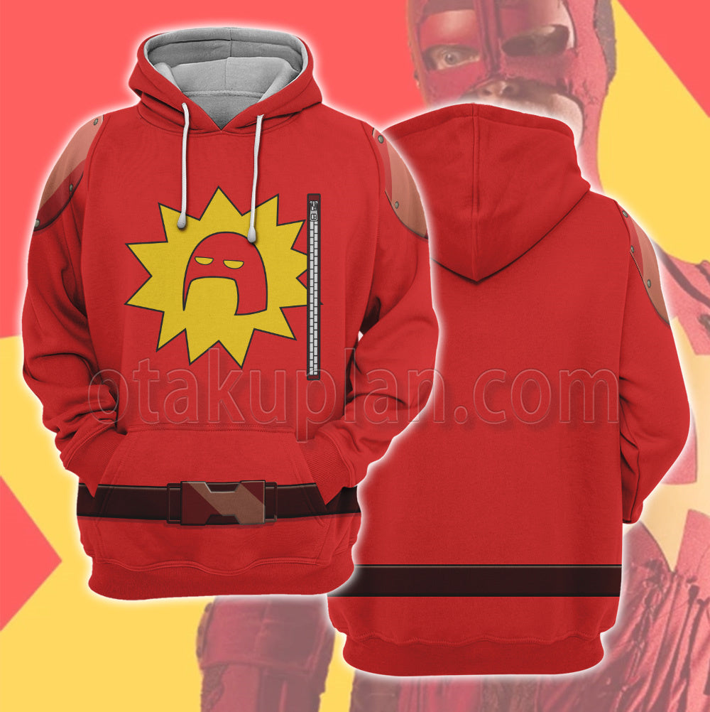 Super Frank Darbo Red Cosplay Hoodie