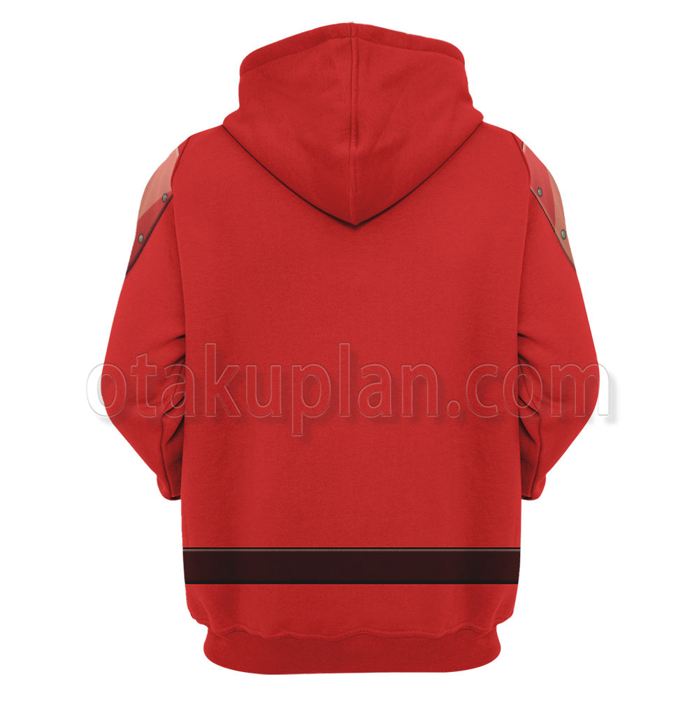 Super Frank Darbo Red Cosplay Hoodie