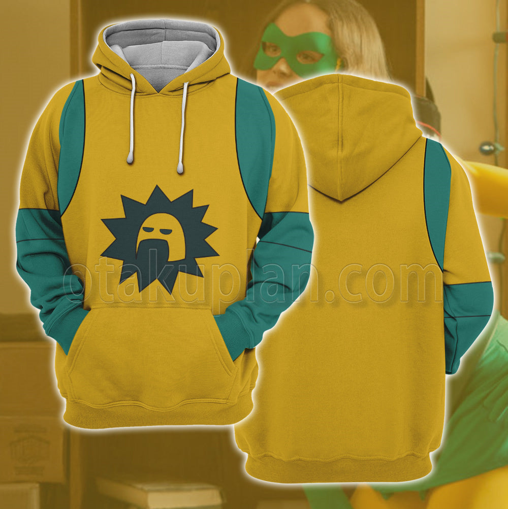 Super Sara Helgeland Green Cosplay Hoodie