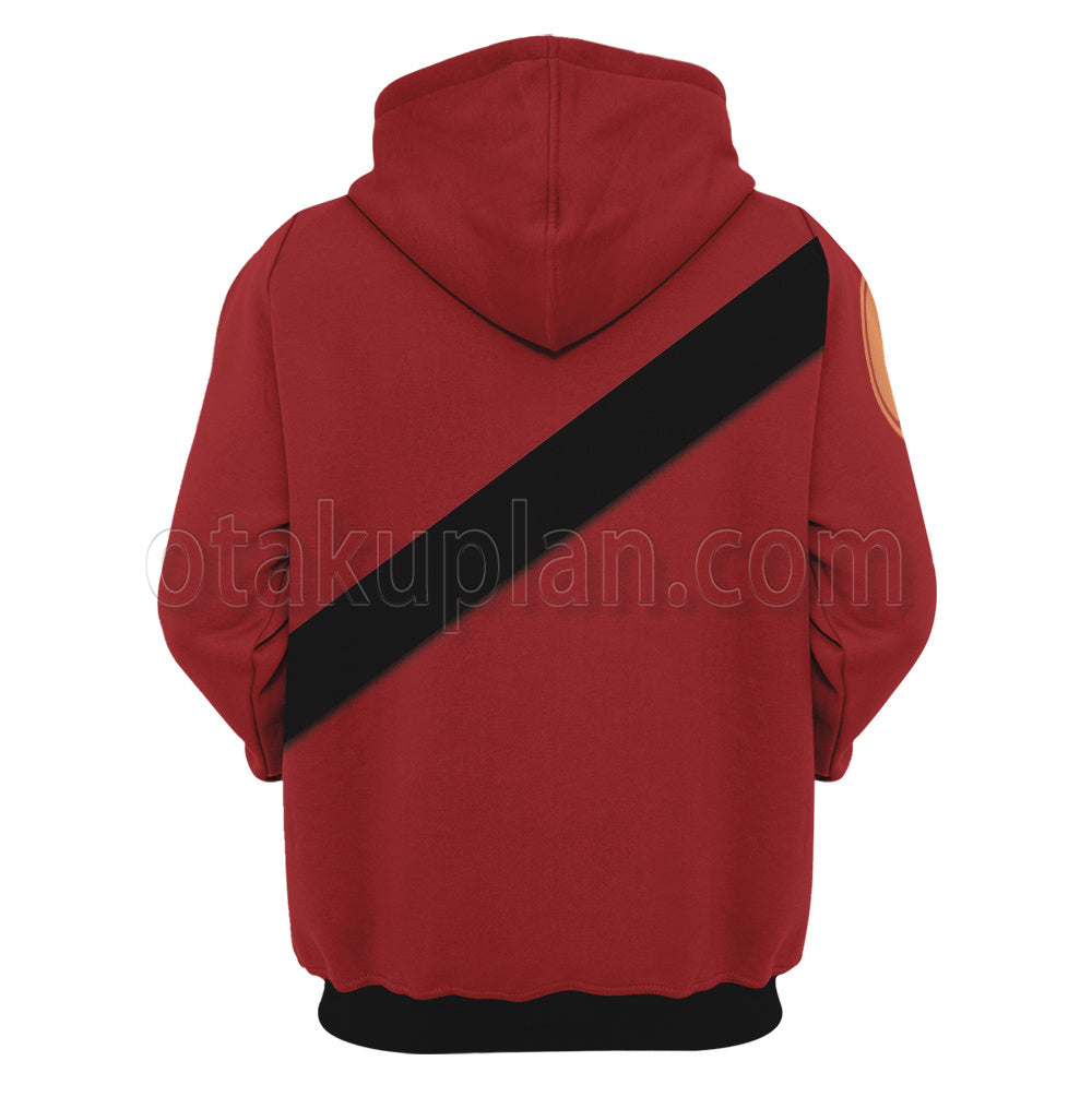 Team Fortress 2 Red Soldier Cosplay Hoodie
