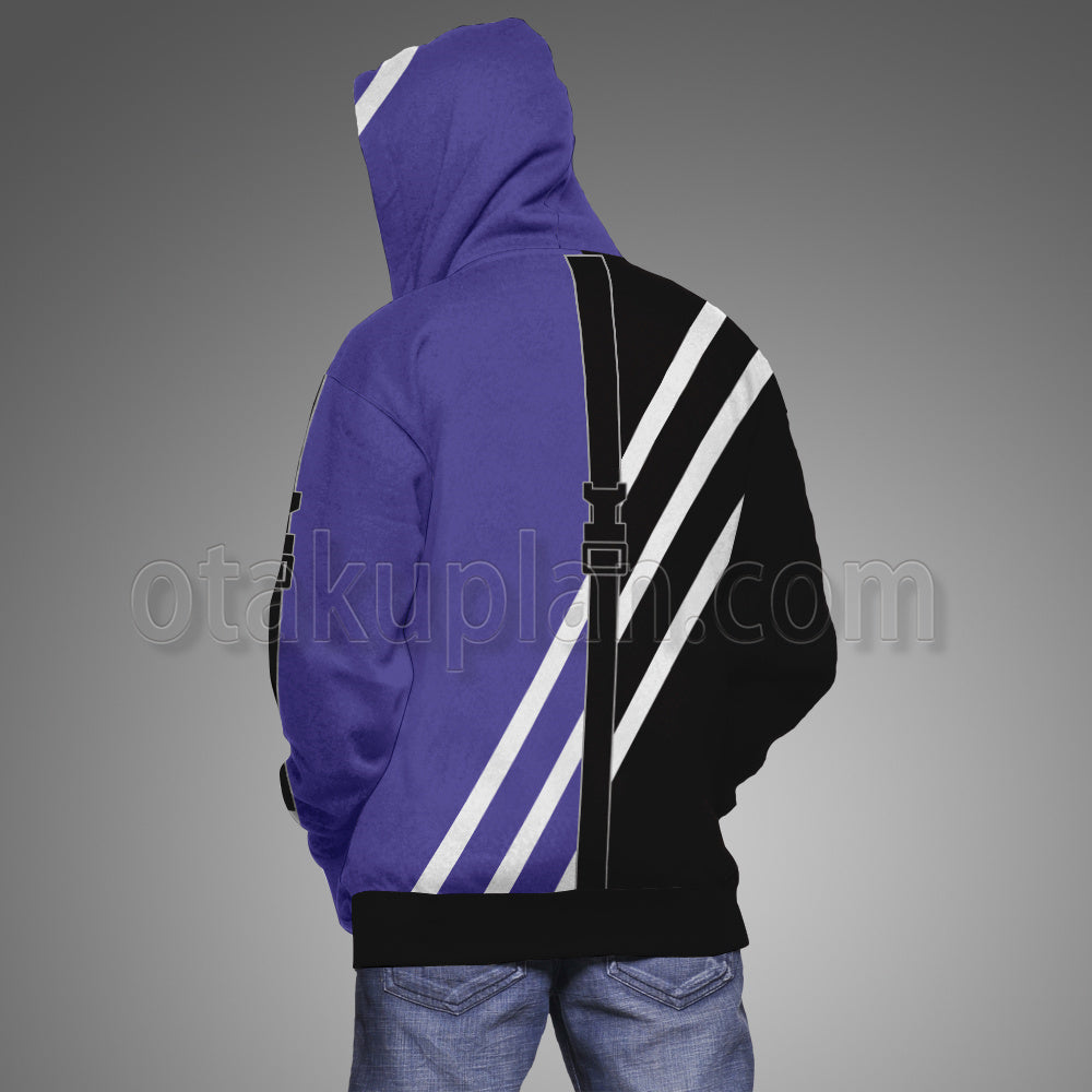 Tekken 8 Reina Black And Purple Cosplay Hoodie