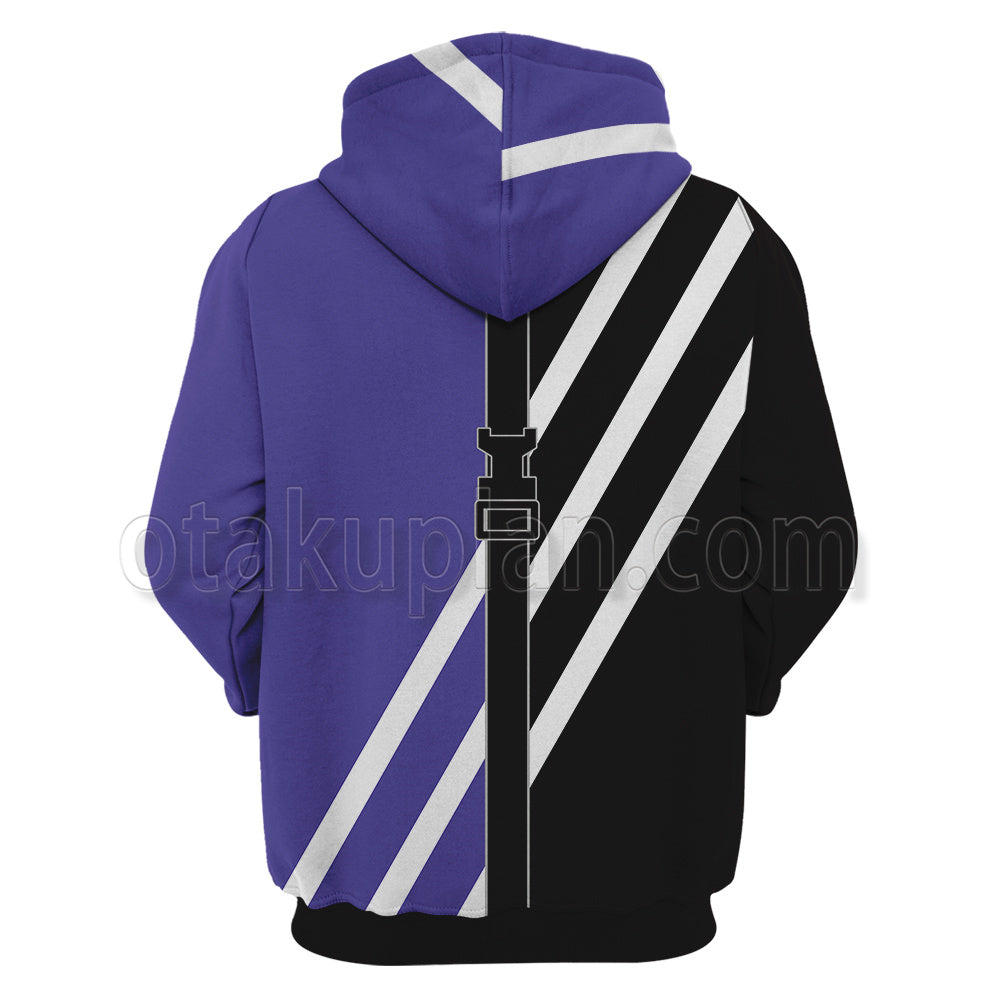 Tekken 8 Reina Black And Purple Cosplay Hoodie
