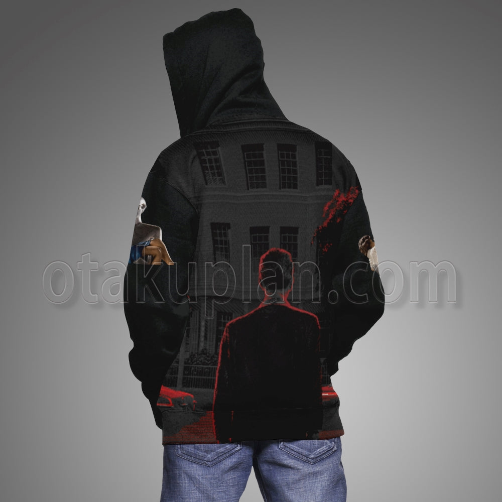 The Day The Earth Stood Still 1951 Black And Red Hoodie
