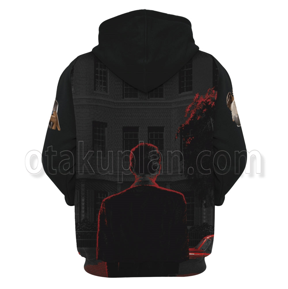 The Day The Earth Stood Still 1951 Black And Red Hoodie