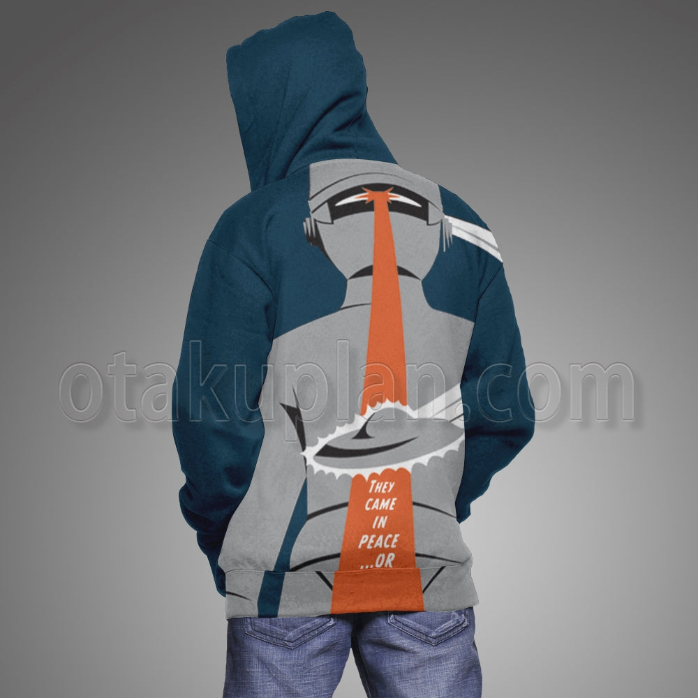 The Day The Earth Stood Still They Came In Peace Hoodie