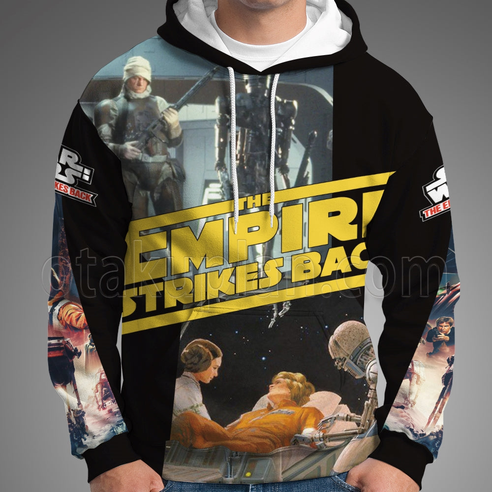 The Empire Strikes Back 1980 Yellow Black Hoodie