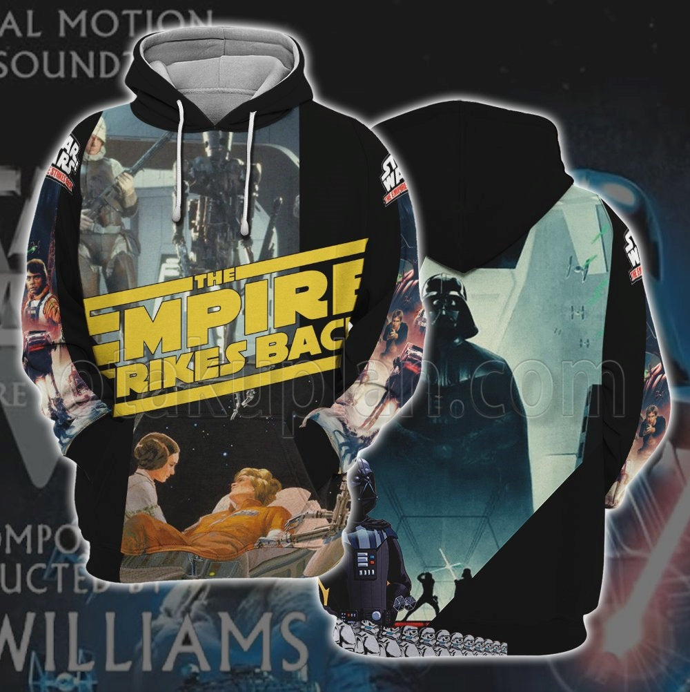 The Empire Strikes Back 1980 Yellow Black Hoodie