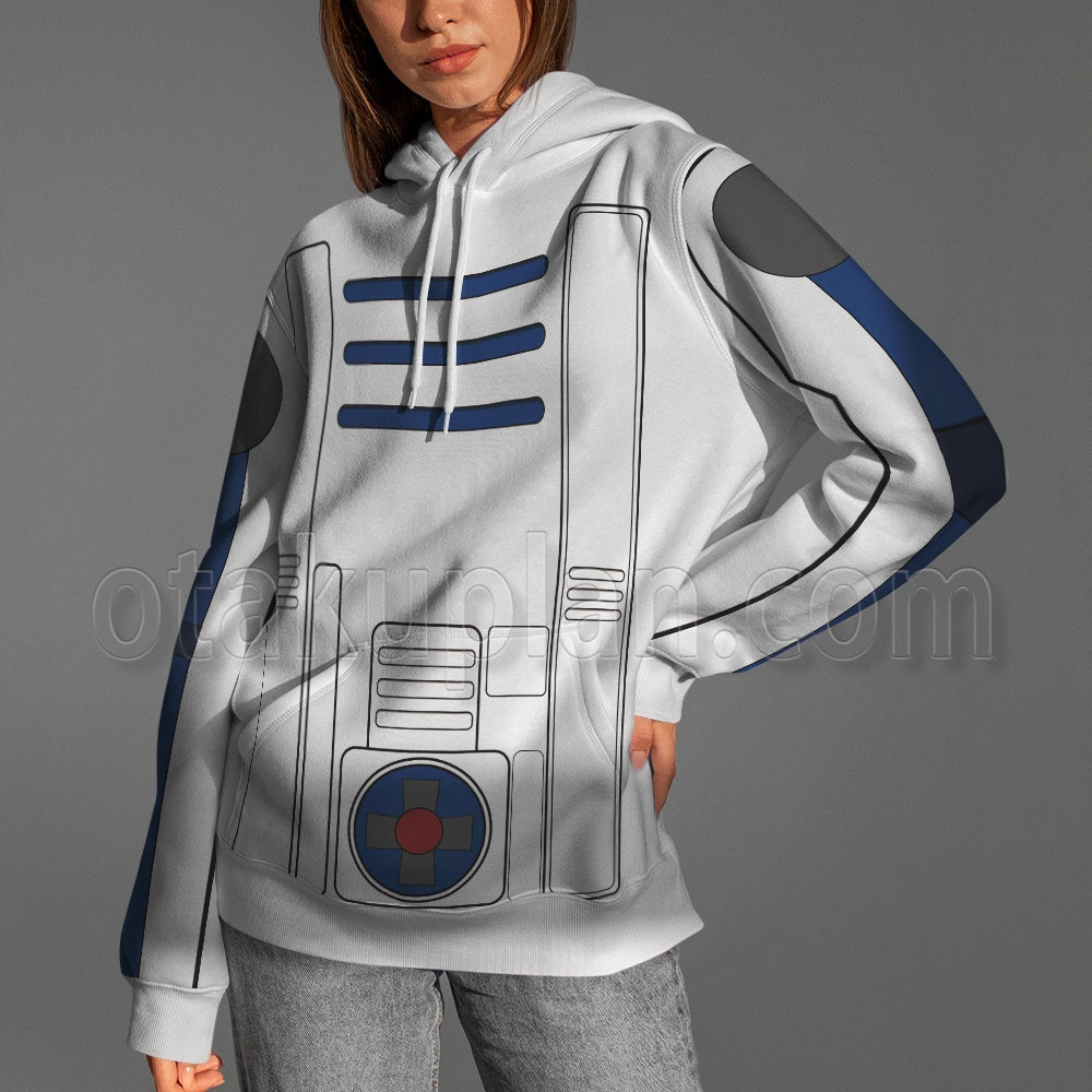 The Empire Strikes Back R2-D2 Uniform Cosplay Hoodie