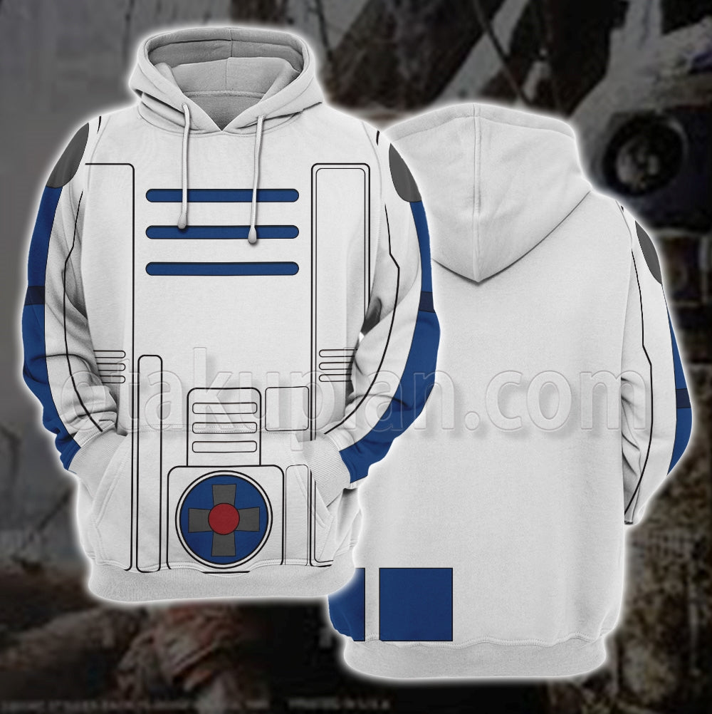The Empire Strikes Back R2-D2 Uniform Cosplay Hoodie