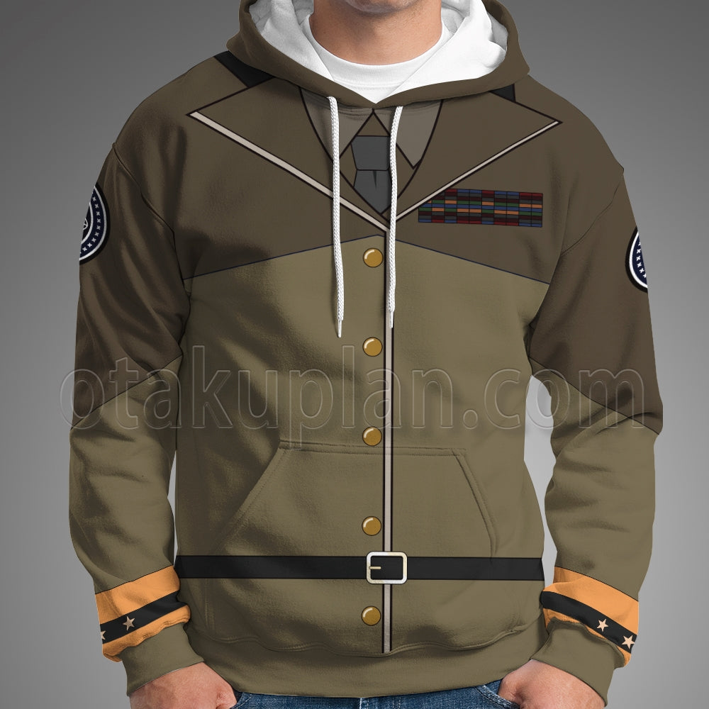 The Fifth Element 1997 General Munro Cosplay Hoodie
