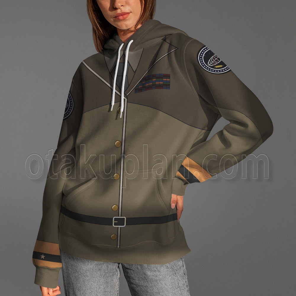 The Fifth Element 1997 General Munro Cosplay Hoodie