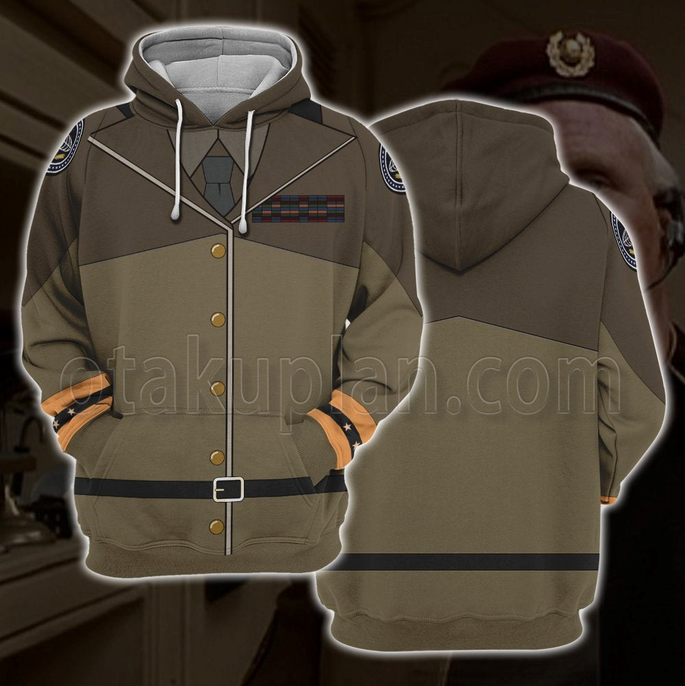 The Fifth Element 1997 General Munro Cosplay Hoodie