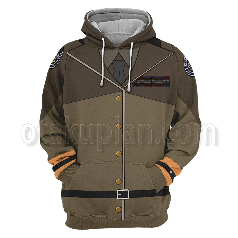 The Fifth Element 1997 General Munro Cosplay Hoodie