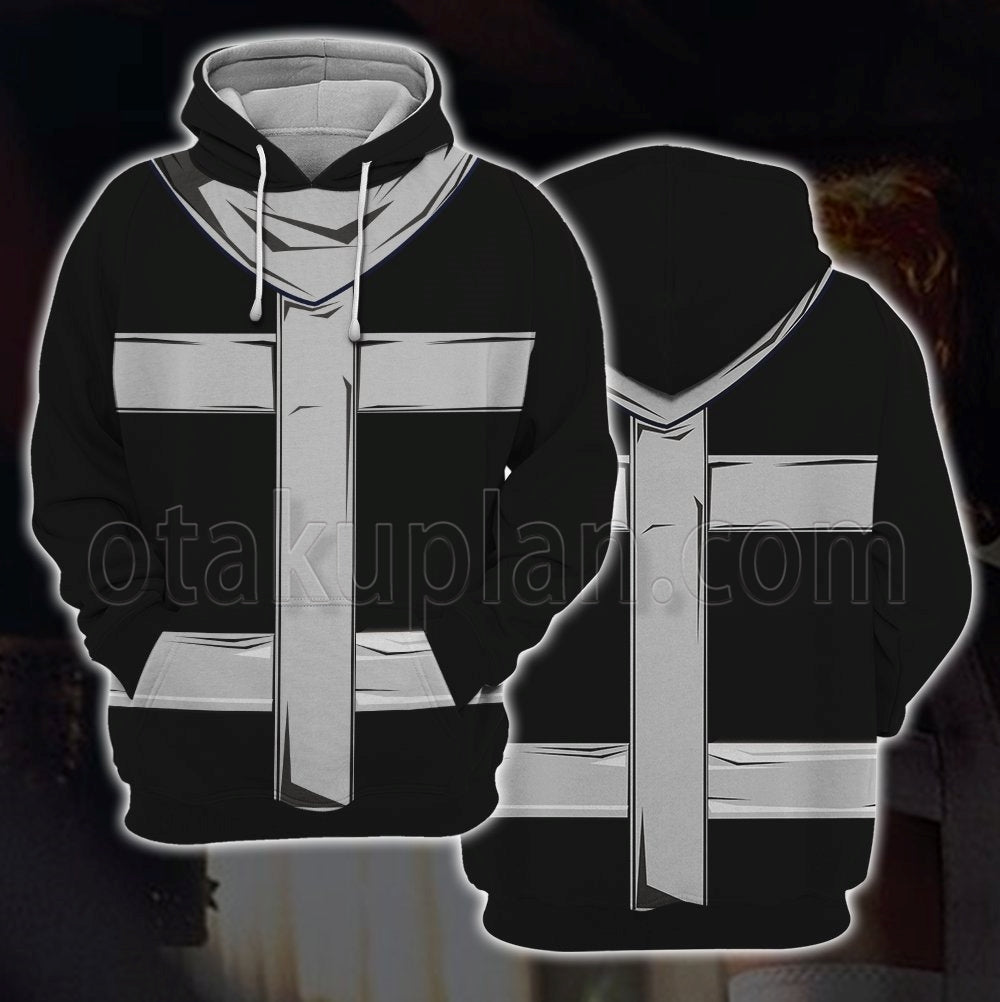 The Fifth Element 1997 Leeloo Black Cosplay Hoodie