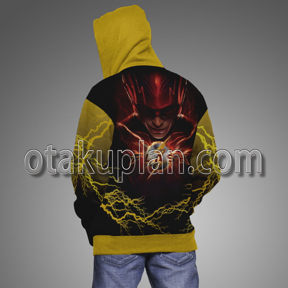 The Flash Movie The Flash Lightning And Light Hoodie