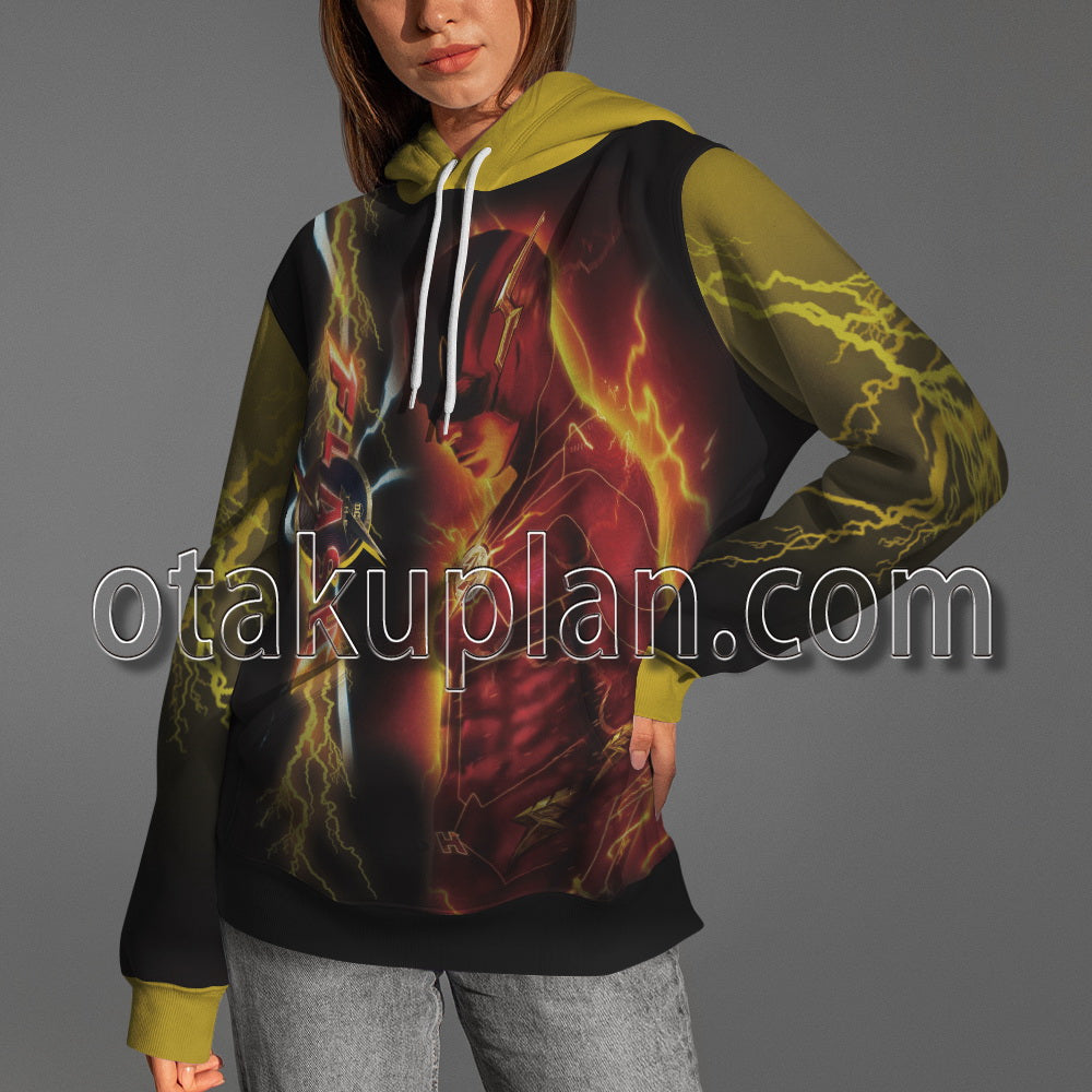 The Flash Movie The Flash Lightning And Light Hoodie