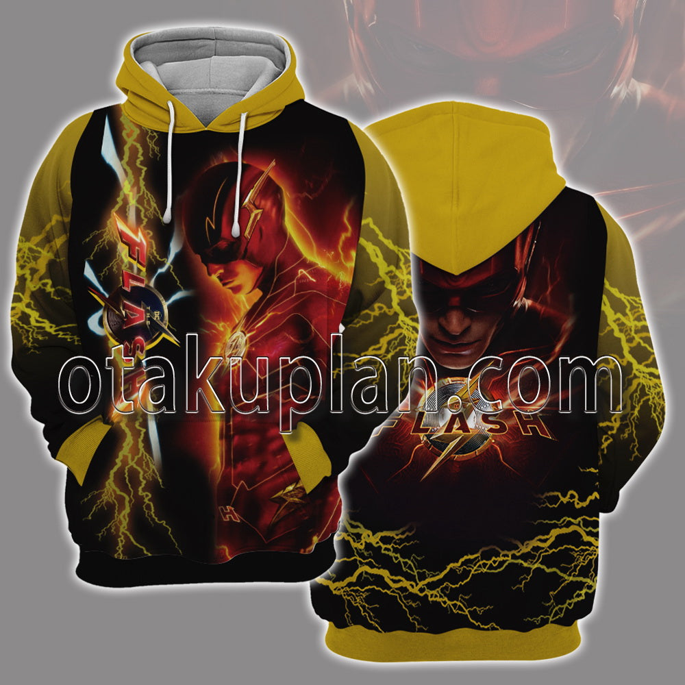 The Flash Movie The Flash Lightning And Light Hoodie