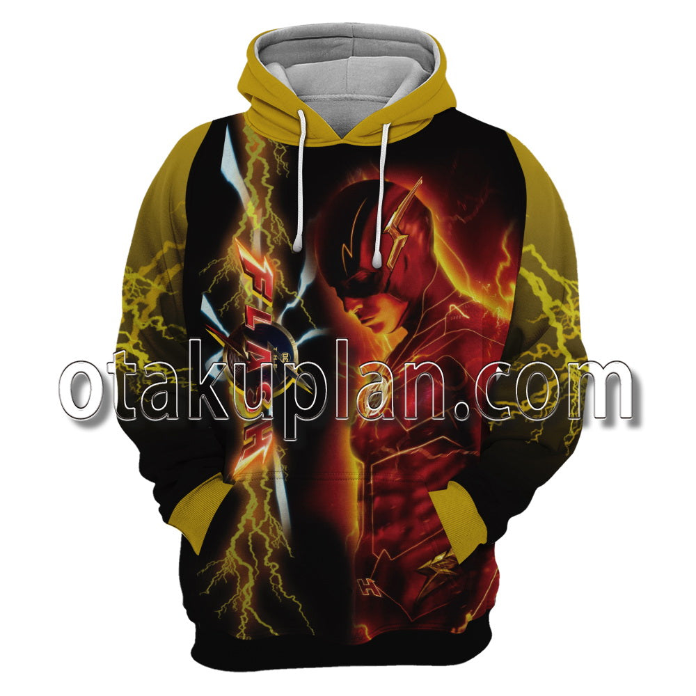 The Flash Movie The Flash Lightning And Light Hoodie