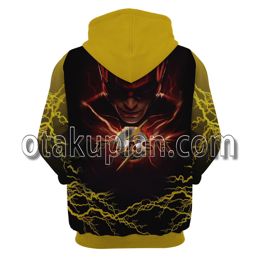 The Flash Movie The Flash Lightning And Light Hoodie