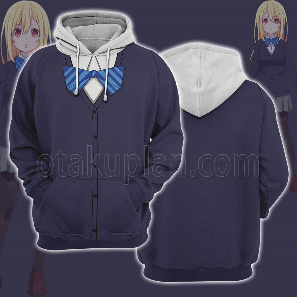 The Foolish Angel Dances With The Devil Amane Lily Blue Cosplay Hoodie