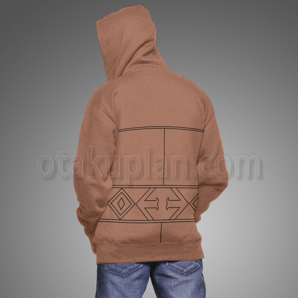 The Future Diary Amano Yukiteru Brown Cosplay Hoodie