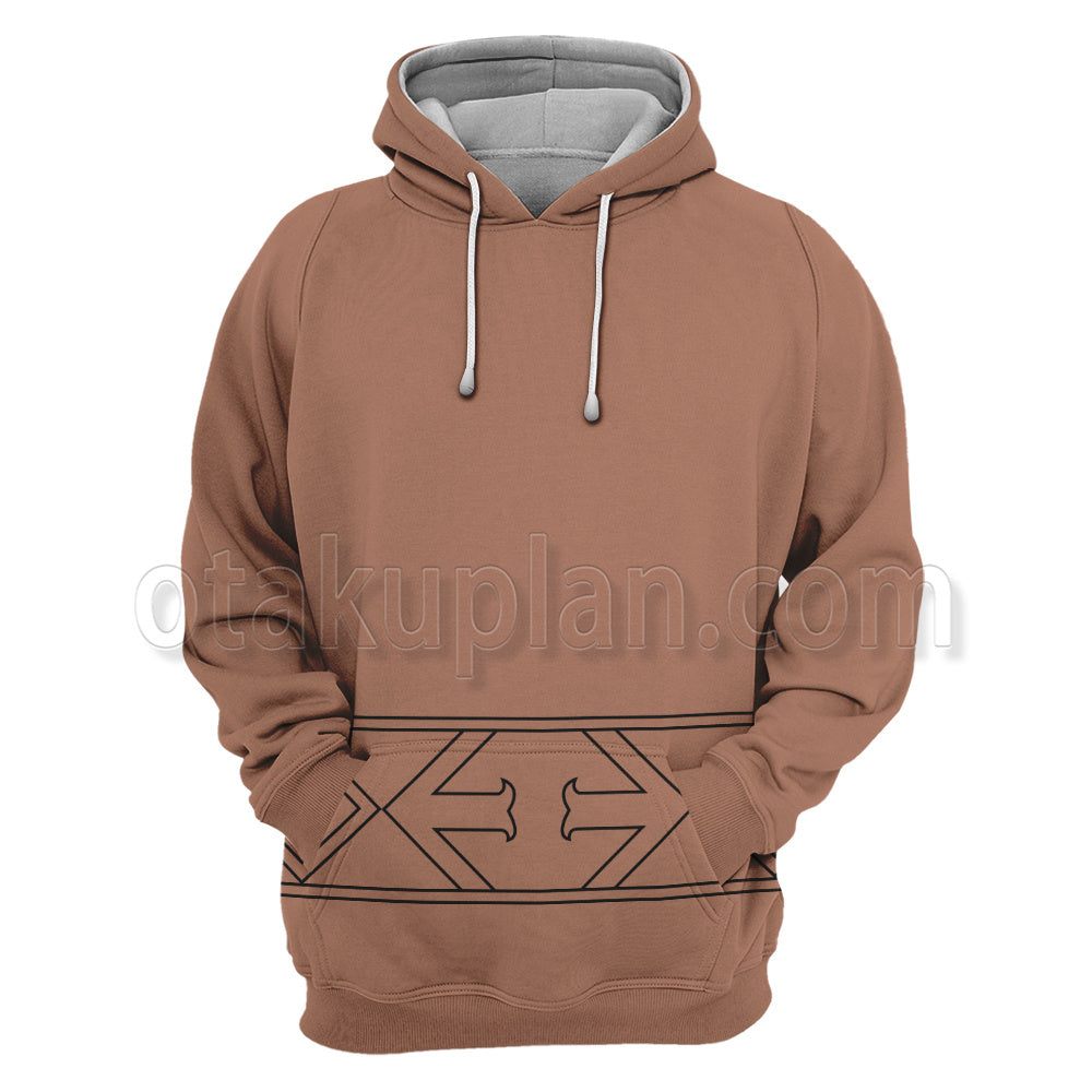 The Future Diary Amano Yukiteru Brown Cosplay Hoodie