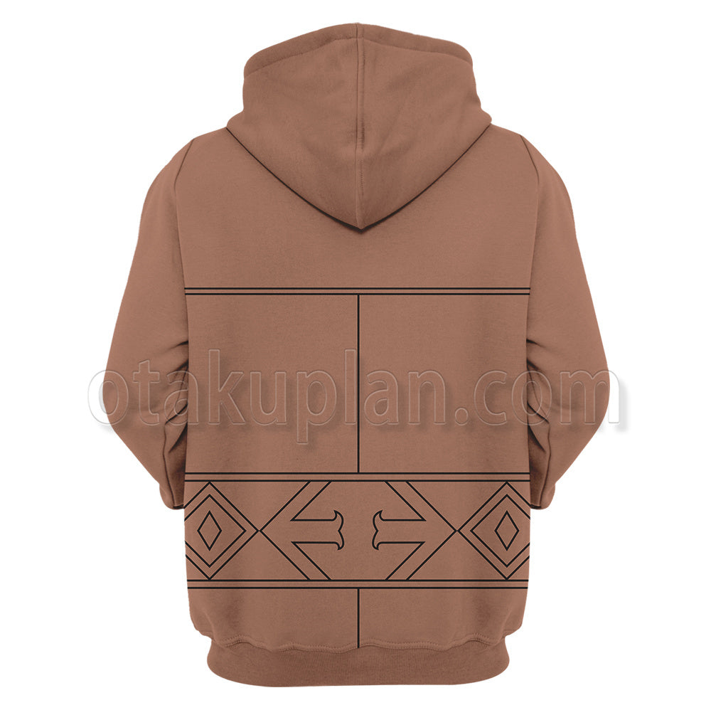 The Future Diary Amano Yukiteru Brown Cosplay Hoodie