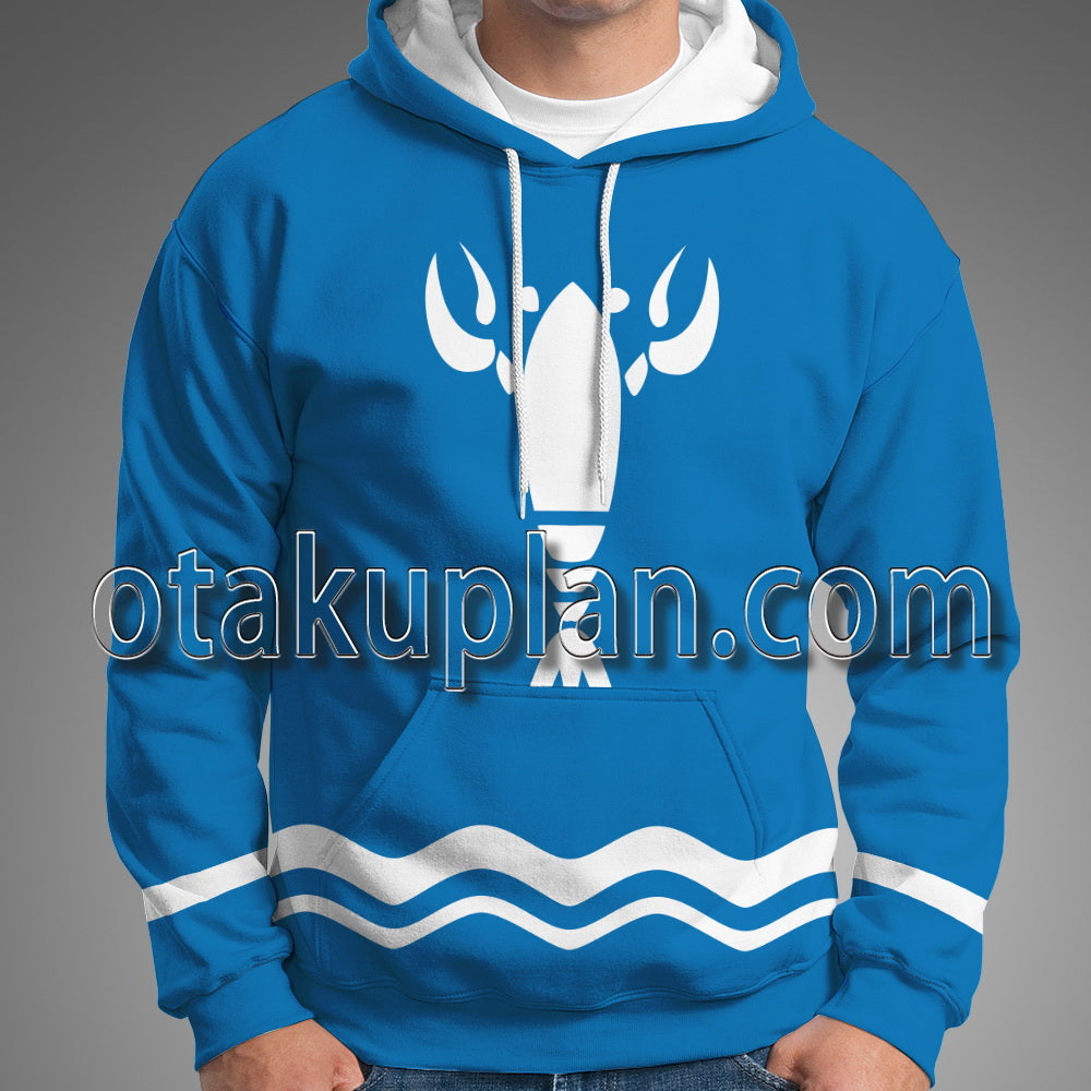 Zelda Breath of the Wild DLC Champions Ballad Lobster Costume Cosplay Hoodie