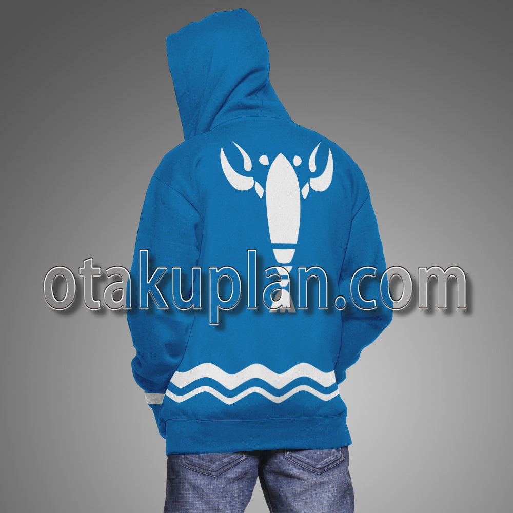 Zelda Breath of the Wild DLC Champions Ballad Lobster Costume Cosplay Hoodie