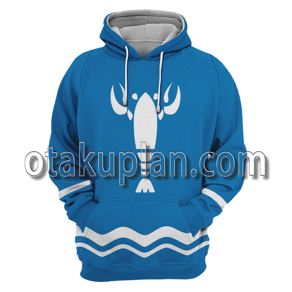 Zelda Breath of the Wild DLC Champions Ballad Lobster Costume Cosplay Hoodie