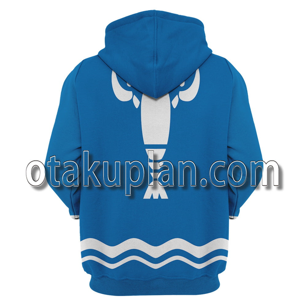 Zelda Breath of the Wild DLC Champions Ballad Lobster Costume Cosplay Hoodie