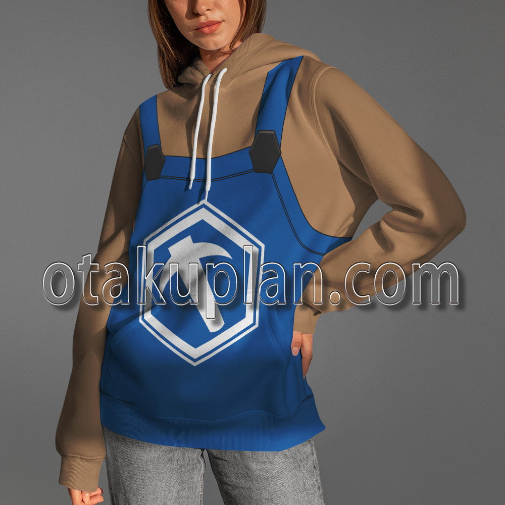 Zelda Tears of the Kingdom YunoboCo HQ Staff Uniform Cosplay Hoodie