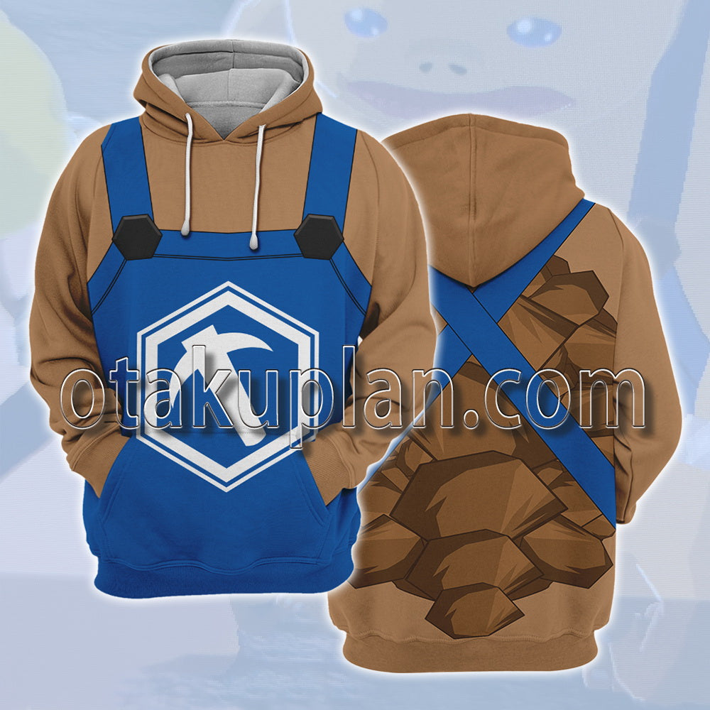 Zelda Tears of the Kingdom YunoboCo HQ Staff Uniform Cosplay Hoodie