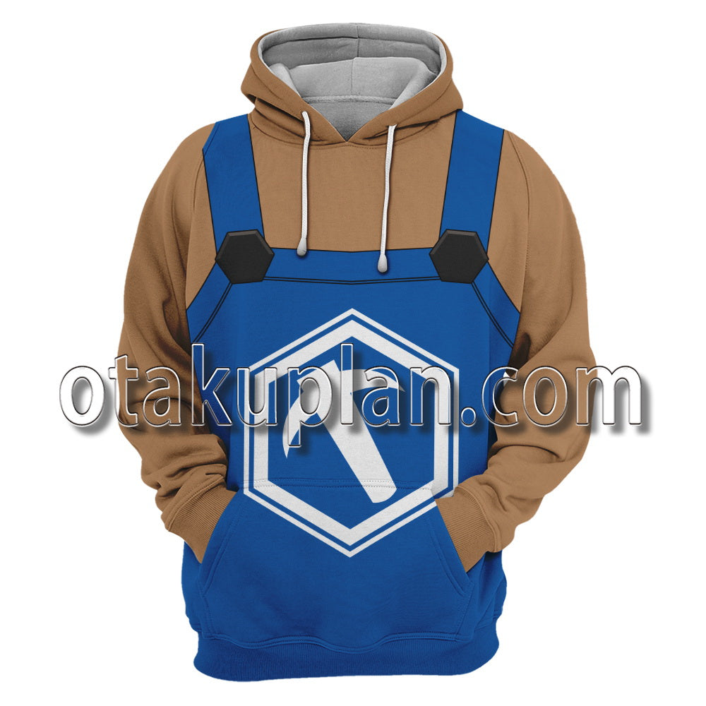 Zelda Tears of the Kingdom YunoboCo HQ Staff Uniform Cosplay Hoodie