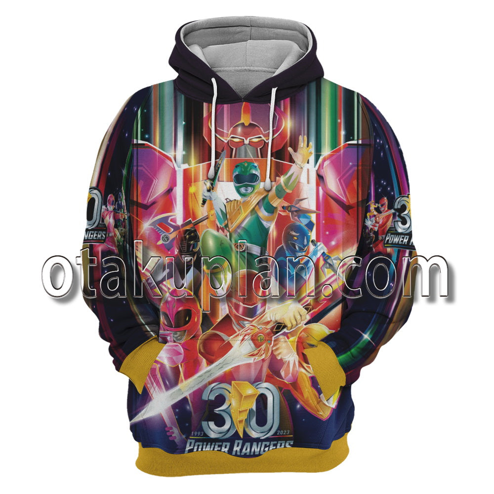 The Power Rangers 30th Anniversary Hoodie