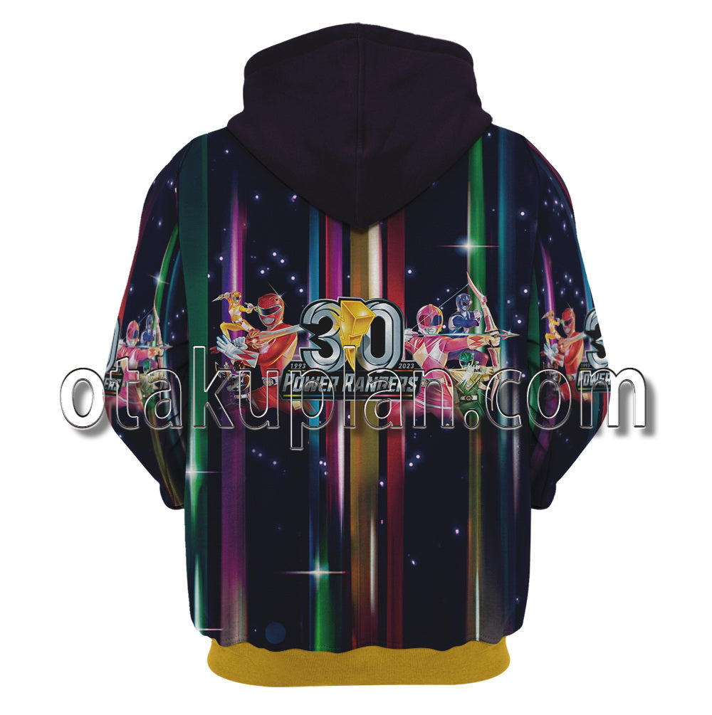 The Power Rangers 30th Anniversary Hoodie