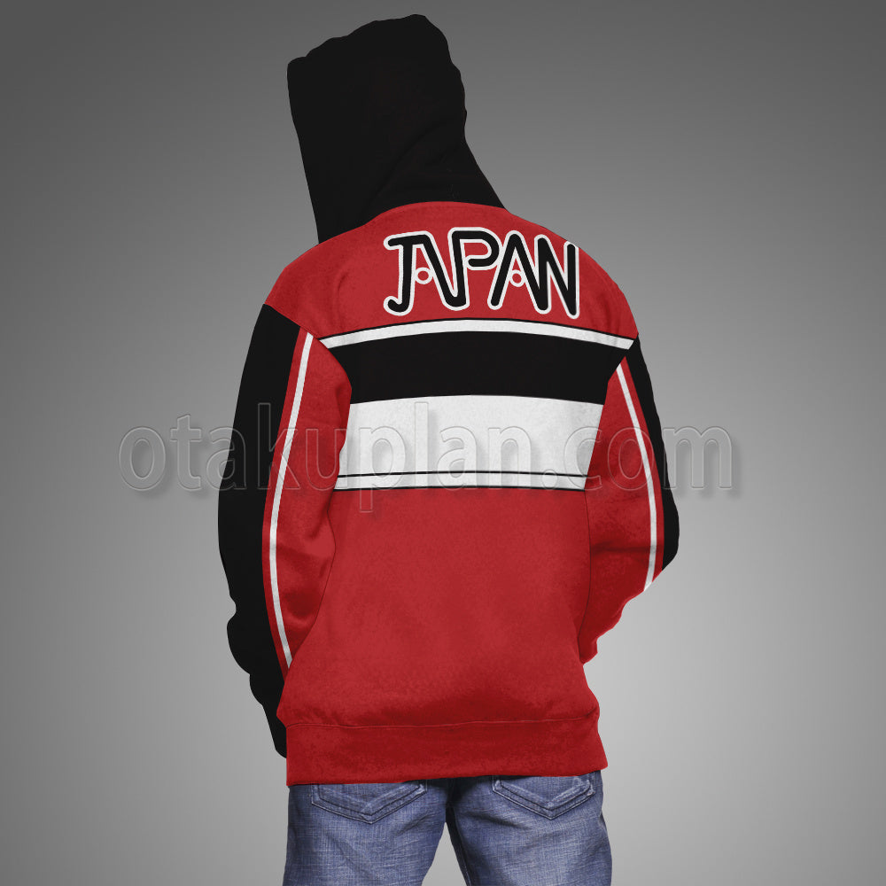 The Prince Of Tennis Ii Houou Byodoin Ryoga Echizen Red Cosplay Hoodie