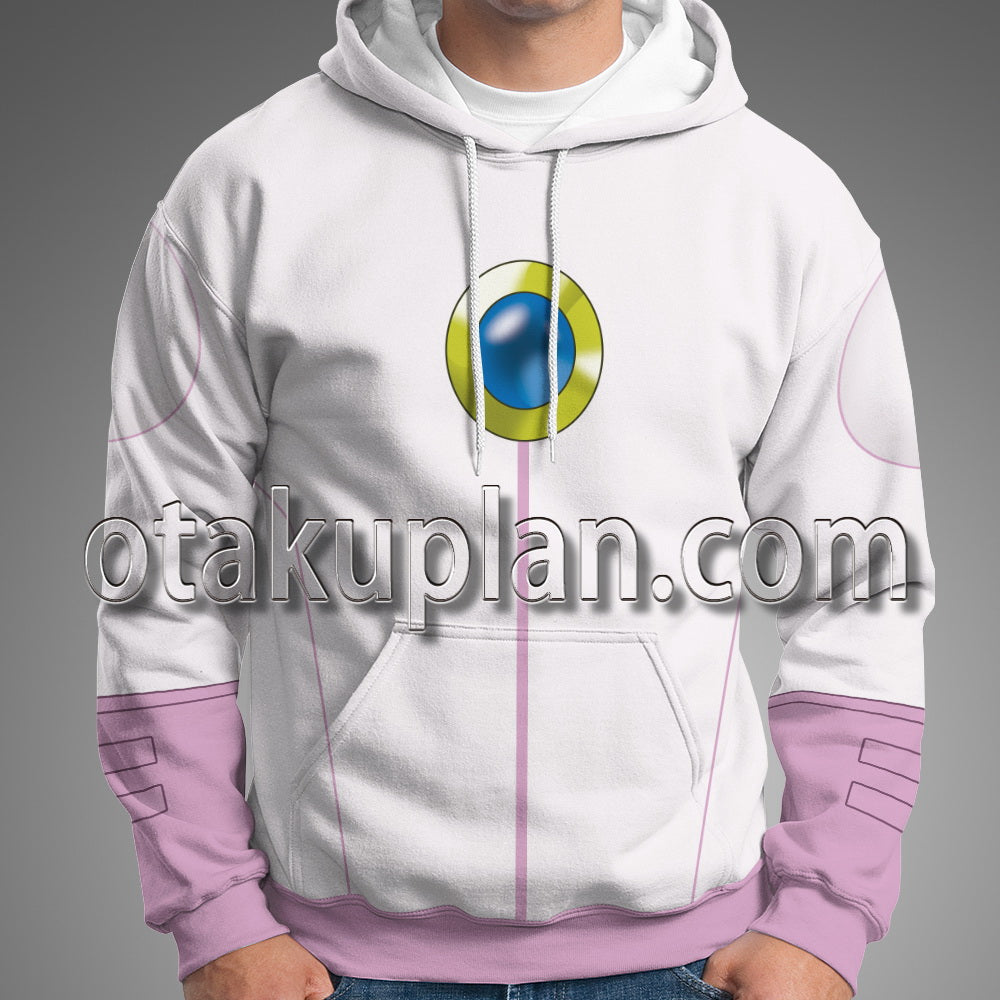 The Super Mario Bros Movie Princess Peach Racing Suits Cosplay Hoodie