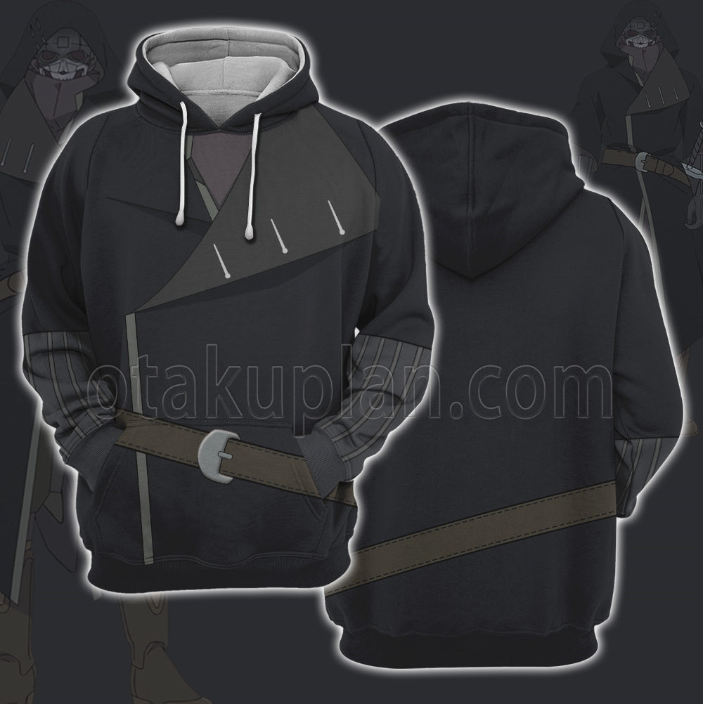 The Unwanted Undead Adventurer Faina Rentt Black Cosplay Hoodie