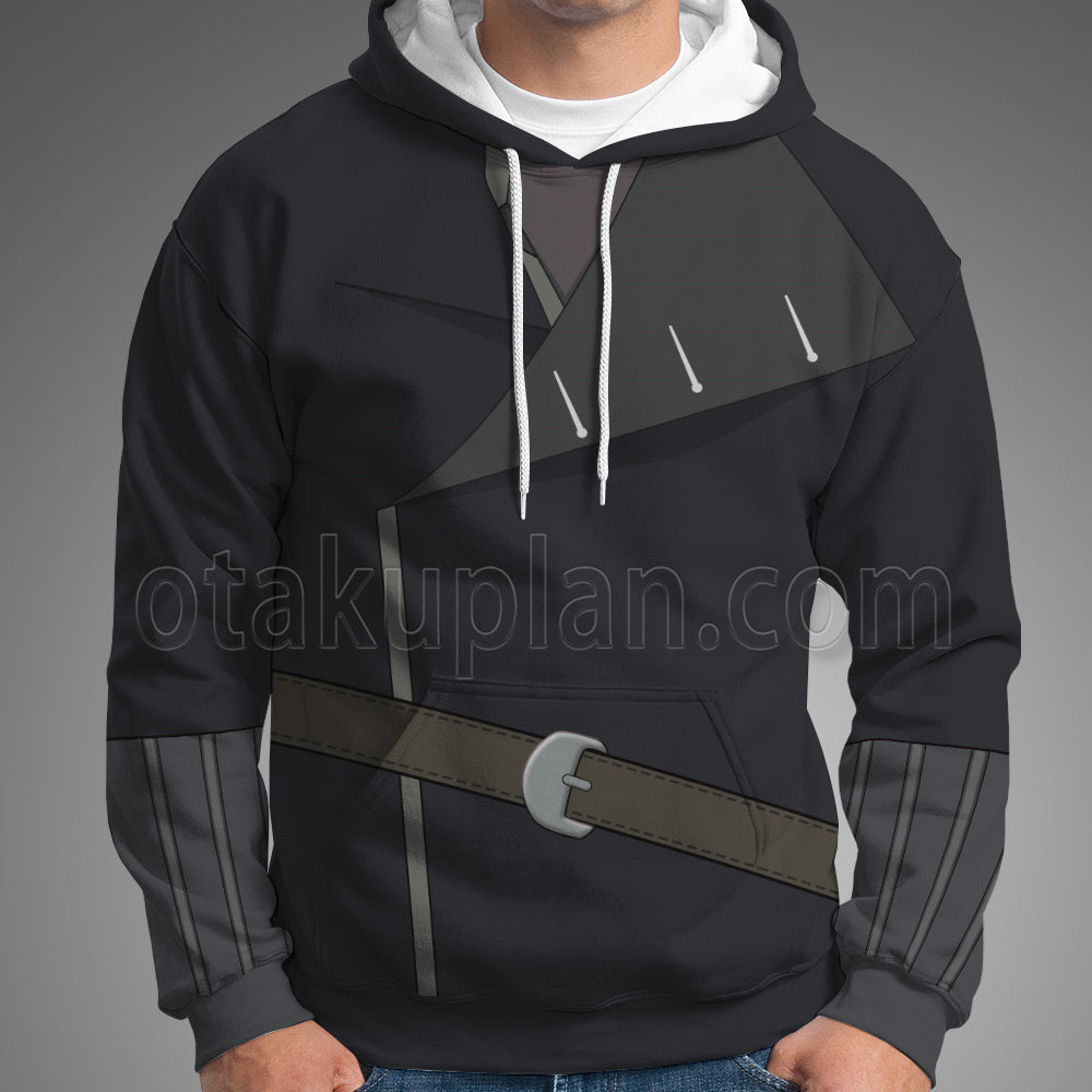 The Unwanted Undead Adventurer Faina Rentt Black Cosplay Hoodie