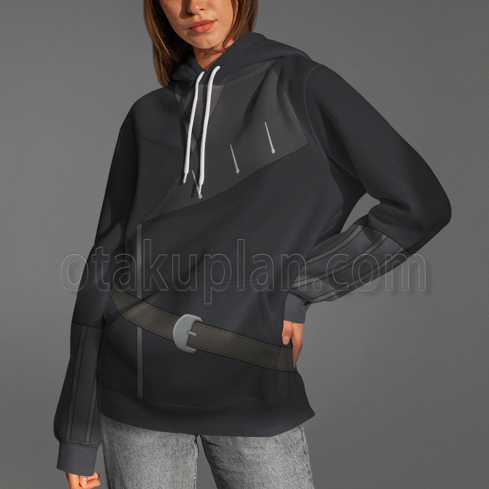 The Unwanted Undead Adventurer Faina Rentt Black Cosplay Hoodie
