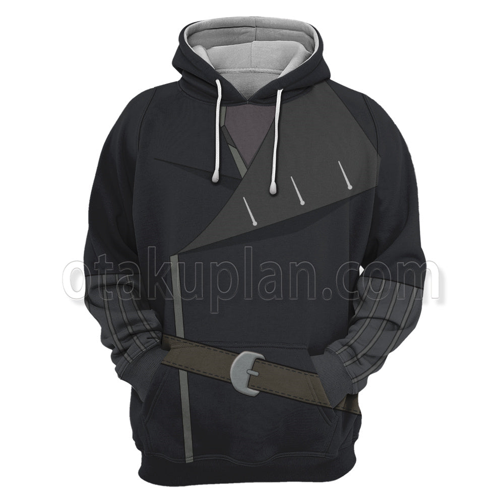 The Unwanted Undead Adventurer Faina Rentt Black Cosplay Hoodie