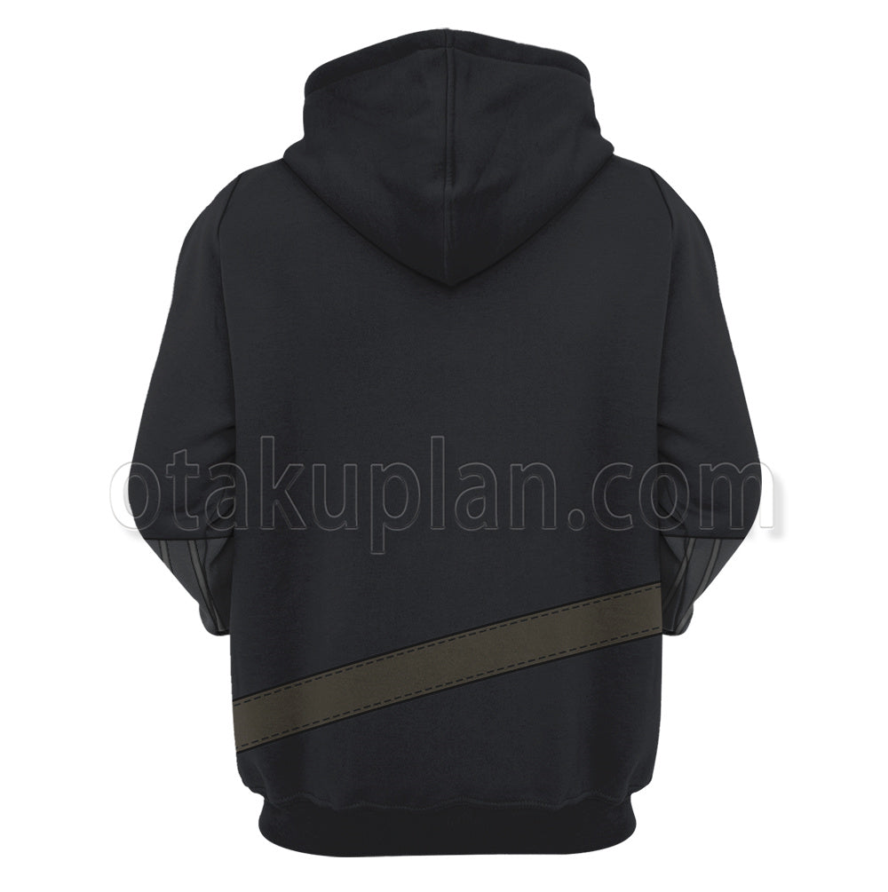 The Unwanted Undead Adventurer Faina Rentt Black Cosplay Hoodie