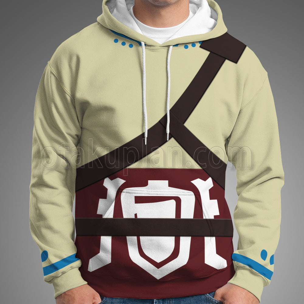 Tloz Skyward Sword Skyloft Link Cosplay Hoodie