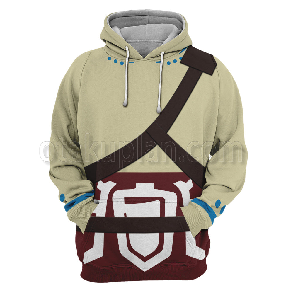 Tloz Skyward Sword Skyloft Link Cosplay Hoodie
