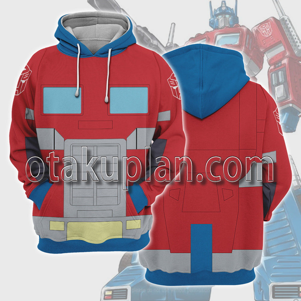 Transformers Optimus Prime G1 Cosplay Hoodie