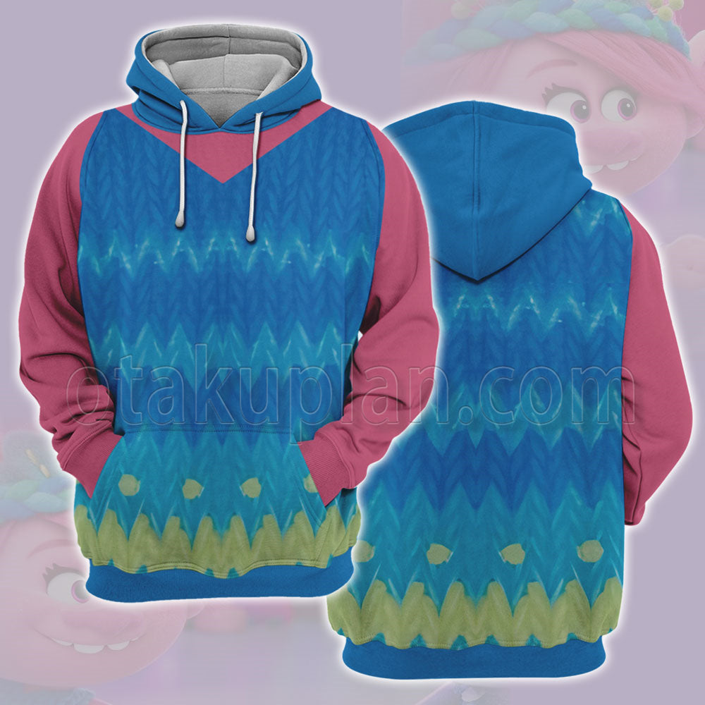 Trolls Band Together Poppy Cosplay Hoodie