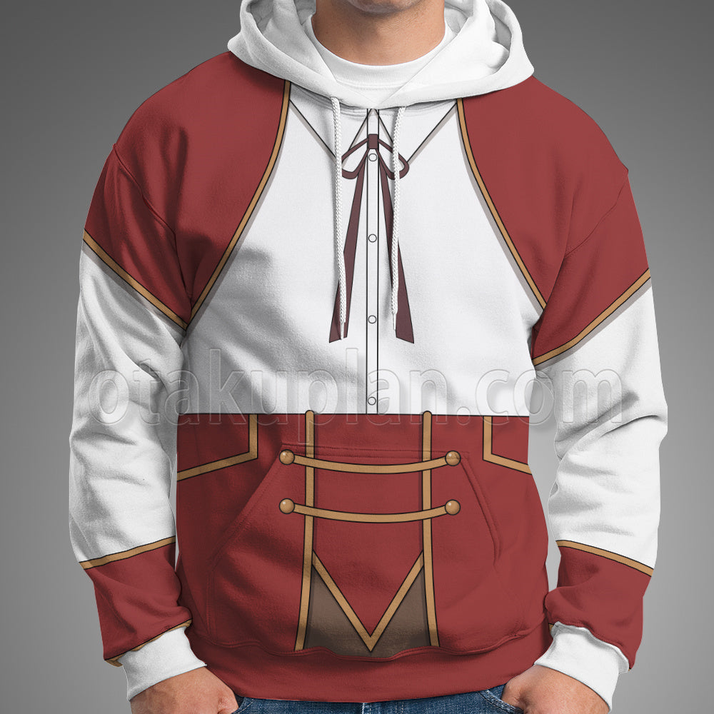 Villainess Level 99 Dolkness Yumiella Red Uniform Cosplay Hoodie
